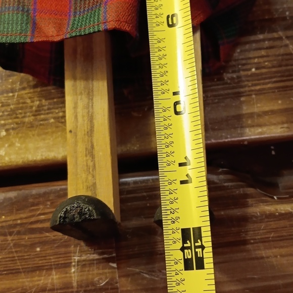 Vintage primitive wooden doll shelf sitter - Picture 5 of 5